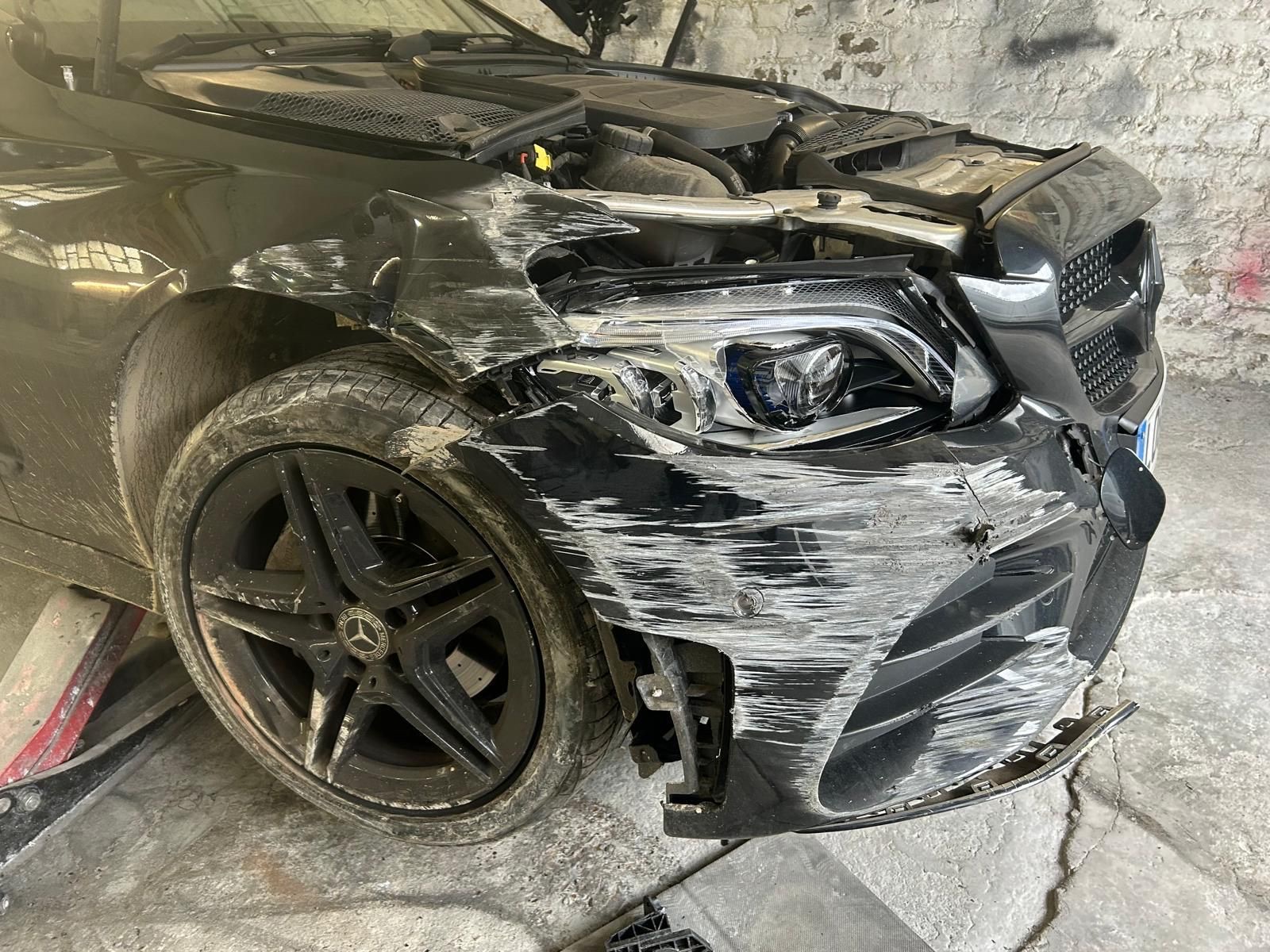 Before and after vehicle repair completed at Kensons Garage